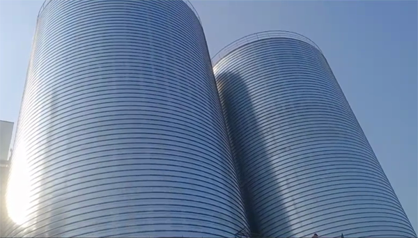 上高2座混凝土高架卷板仓